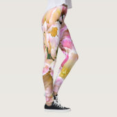 Mooi cool girly bloemenontwerp leggings (Rechts)