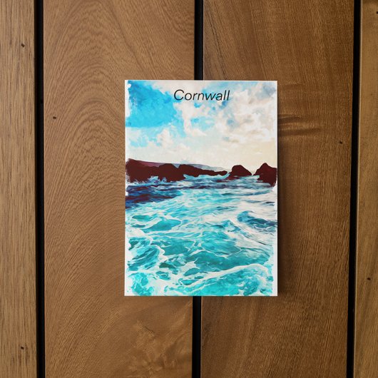 Mooi Cornwall Engeland Verenigd Koninkrijk Kustlan Briefkaart
