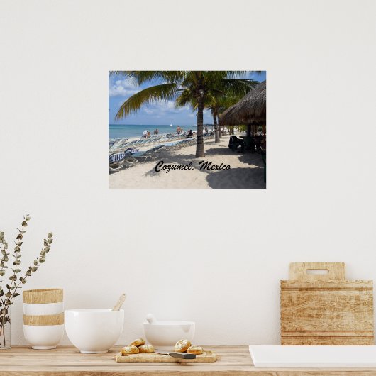 Mooi Cozumel, Mexico Poster (Keuken)