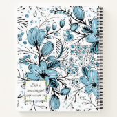 Mooi, Cute Floral Notitieboek (Achterkant)