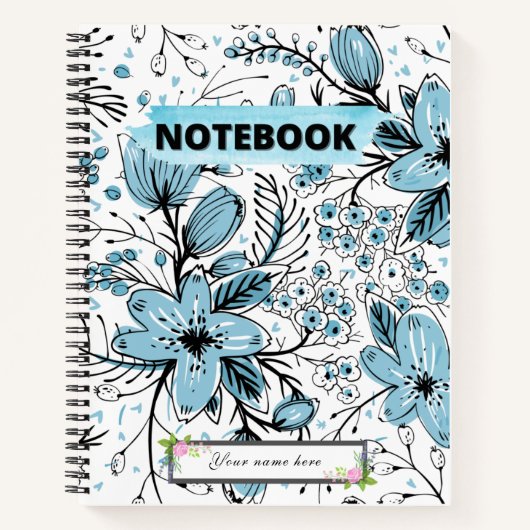 Mooi, Cute Floral Notitieboek (Voorkant)