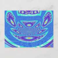 Mooi cyaan blauw caleidoscoop vector art ontwerp