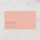 Mooi Dahlia Visitekaartje (Achterkant)