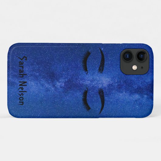 Mooi Dark Blue Sky Case-Mate iPhone Case (Achterkant (horizontaal))