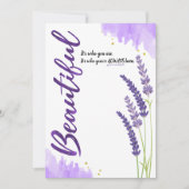 Mooi dat je bent wie je altijd bent geweest. kaart (Voorkant)