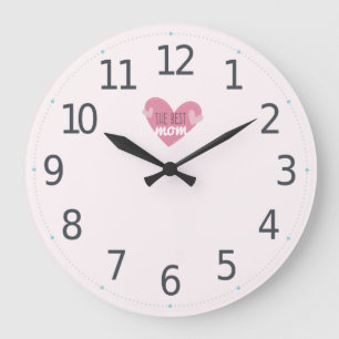 Mooi de beste mama Moederdag   Wandklok