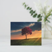 Mooi de natuurlandschap van de boom briefkaart (Staand voorkant)