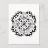 Mooi deco Square Doodle Briefkaart (Voorkant)