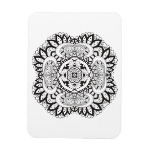 Mooi deco Square Doodle Magneet