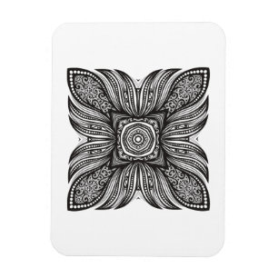 Mooi decor Square Doodle Magneet
