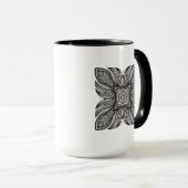 Mooi decor Square Doodle Mok (Voorkant rechts)