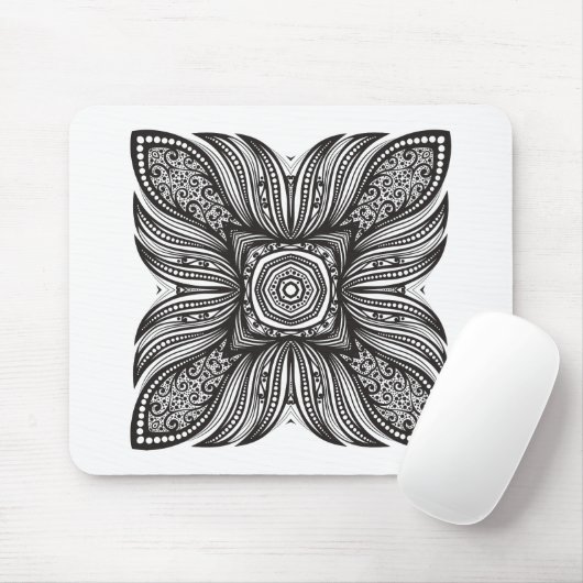 Mooi decor Square Doodle Muismat (Met muis)