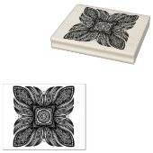 Mooi decor Square Doodle Rubberstempel (Gestempeld)