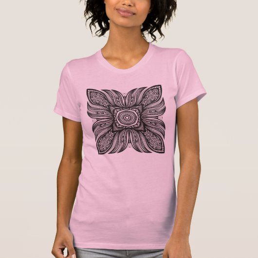 Mooi decor Square Doodle T-shirt (Voorkant)