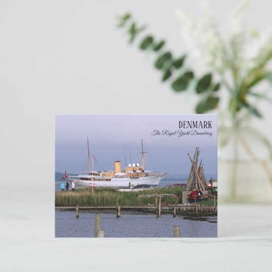 Mooi Denemarken, het Royal Yacht Briefkaart! Briefkaart (Staand voorkant)
