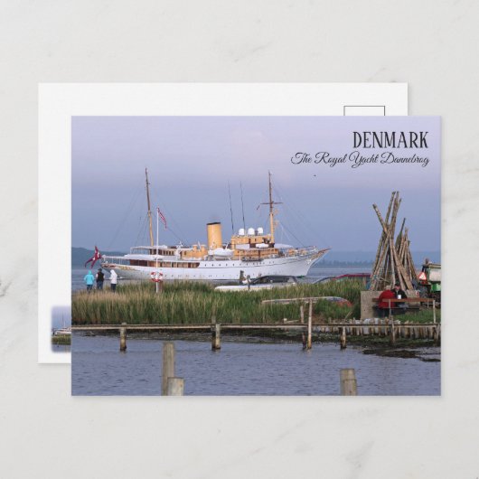 Mooi Denemarken, het Royal Yacht Briefkaart! Briefkaart (Voorkant / Achterkant)