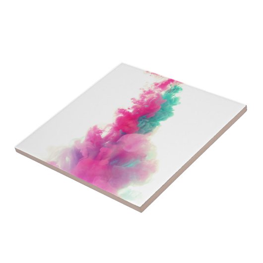 Mooi design rook effect modern tegeltje (Zijkant)