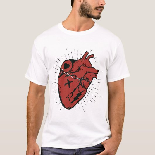 Mooi design tattoo old school t-shirt (Voorkant)