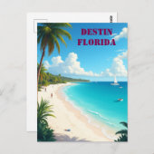 Mooi Destin Florida Sunset Beach Briefkaart (Voorkant / Achterkant)