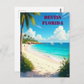 Mooi Destin Florida Sunset Beach Briefkaart (Voorkant / Achterkant)