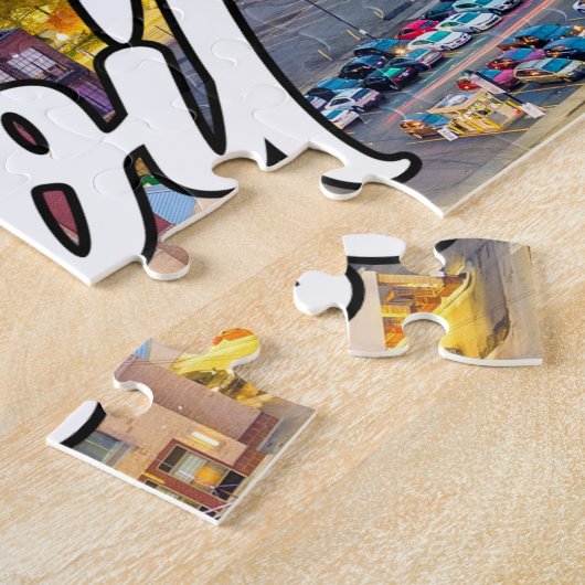 Mooi Detroit, Michigan, Verenigde Staten Legpuzzel (Zijkant)