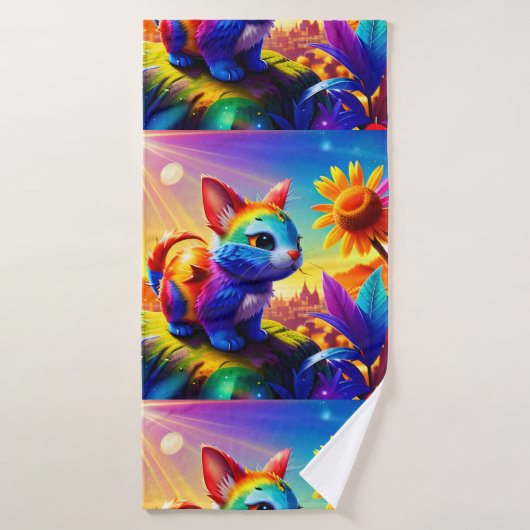 Mooi dier drie bad handdoek (Badhanddoek)