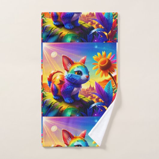 Mooi dier drie bad handdoek (Handdoek)