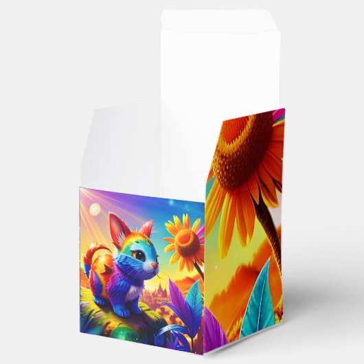 Mooi dier drie bedankdoosjes (Geopend)