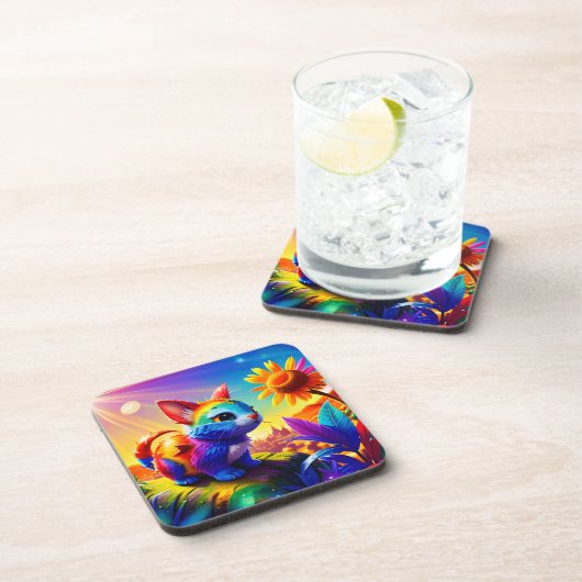 Mooi dier drie bier onderzetter (Rechterzijde)