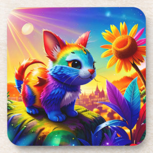 Mooi dier drie bier onderzetter