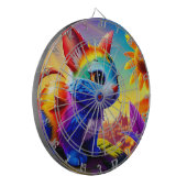 Mooi dier drie dartbord (Voorkant Links)