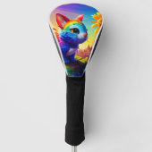 Mooi dier drie golfheadcover (Voorkant)