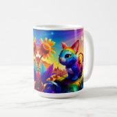 Mooi dier drie koffiemok (Voorkant rechts)