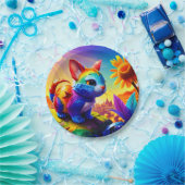 Mooi dier drie papieren bordje (Feest)