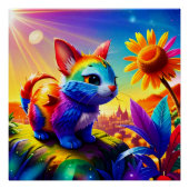 Mooi dier drie perfect poster (Voorkant)