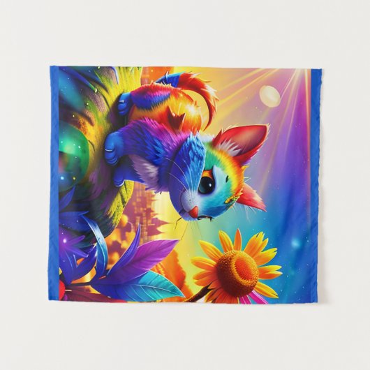 Mooi dier drie wandkleed (Voorkant (horizontaal))
