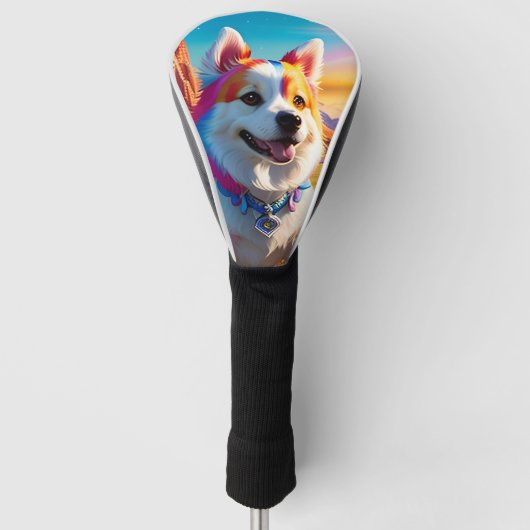 Mooi dier vier golfheadcover (Voorkant)