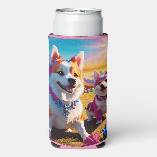 Mooi dier vier seltzer blikjeskoeler (Seltzer Achterkant)