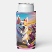 Mooi dier vier seltzer blikjeskoeler (Seltzer Voorkant)