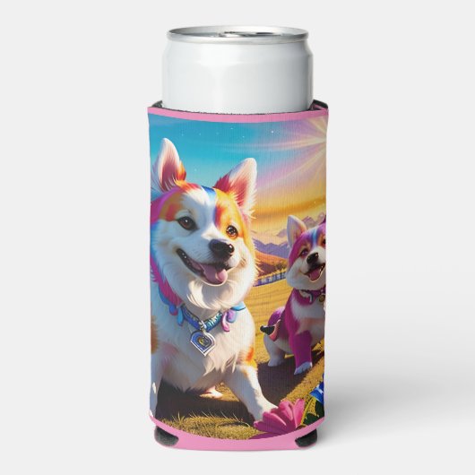 Mooi dier vier seltzer blikjeskoeler (Seltzer Voorkant)