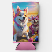 Mooi dier vier seltzer blikjeskoeler (Voorkant)