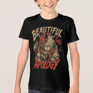 Mooi door keuze, niet door verontschuldiging Anime Tri-Blend Shirt