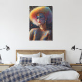 Mooi Drag Queen Portret Canvas Afdruk (Insitu (Slaapkamer))