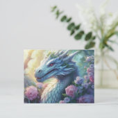 Mooi Dragon Briefkaart (Staand voorkant)