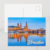 Mooi Dresden, Duitsland Briefkaart (Voorkant / Achterkant)