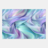 Mooi dromerige blauwe paarse bruidsdouche inpakpapier vel (Voorkant 2)