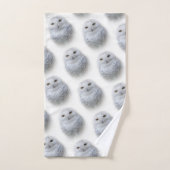 Mooi, drommelig en Serene Snowy Owl Bad Handdoek (Handdoek)