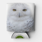 Mooi, drommelig en Serene Snowy Owl Blikjeskoeler (Voorkant)