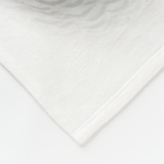 Mooi, drommelig en Serene Snowy Owl Fleece Deken (Hoek)