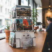 Mooi, drommelig en Serene Snowy Owl Foto Afdruk